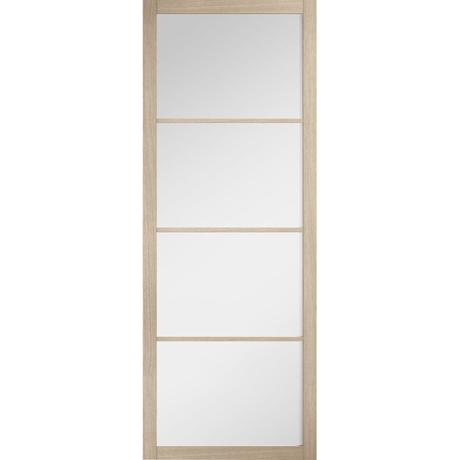 Soho 4L Prefinished Glazed Blonde Oak Door - Main Product Image