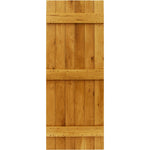 Bespoke Solid Oak Ledge With Optional Braces Door