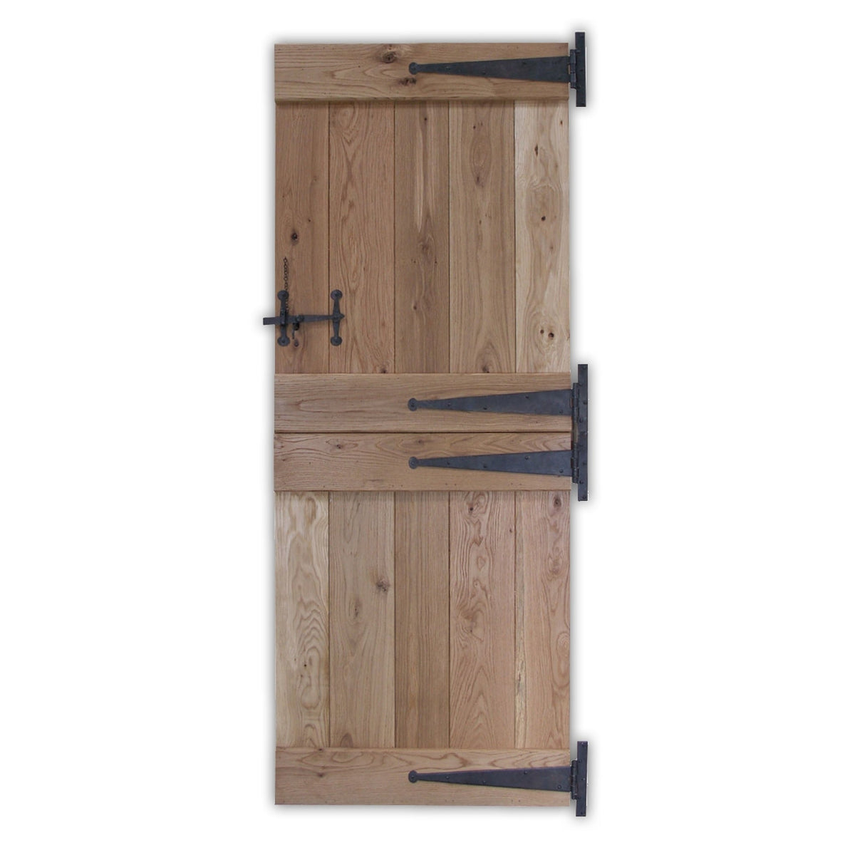 Solid Oak Rustic Butt and Bead Profile Stable Door - Main Product Image