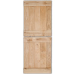 Solid Oak Rustic Butt and Bead Profile Stable Door - Main Product Image