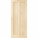 Solid Oak Two Panel Door