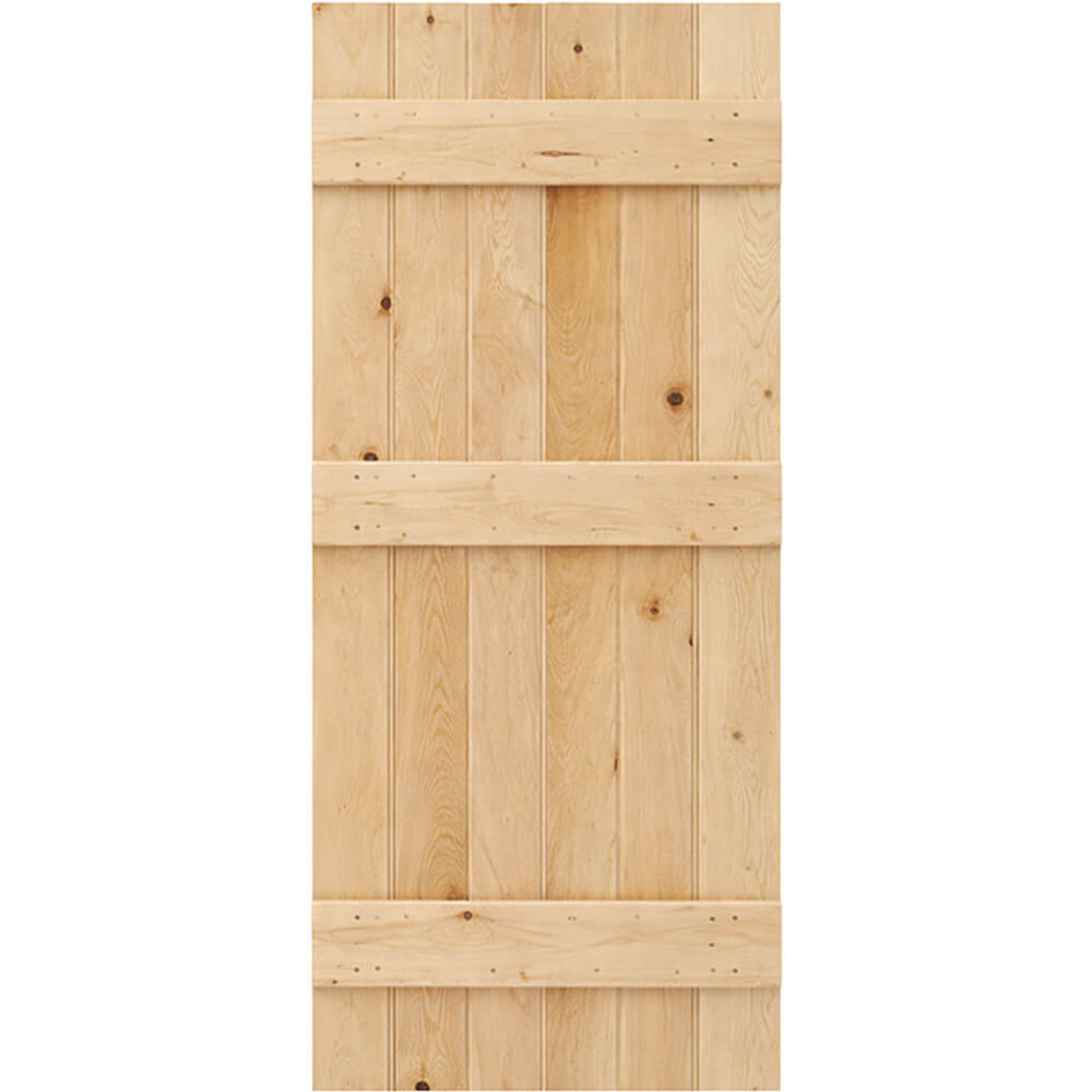 Ledge With Optional Braces Solid Oak Door