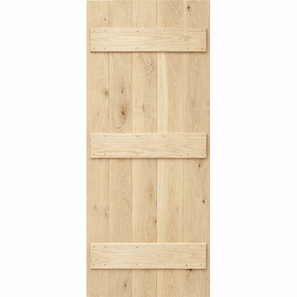 Solid Oak Rustic Barn Door