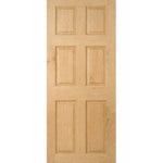 Victorian 6 Panel Solid Oak Door