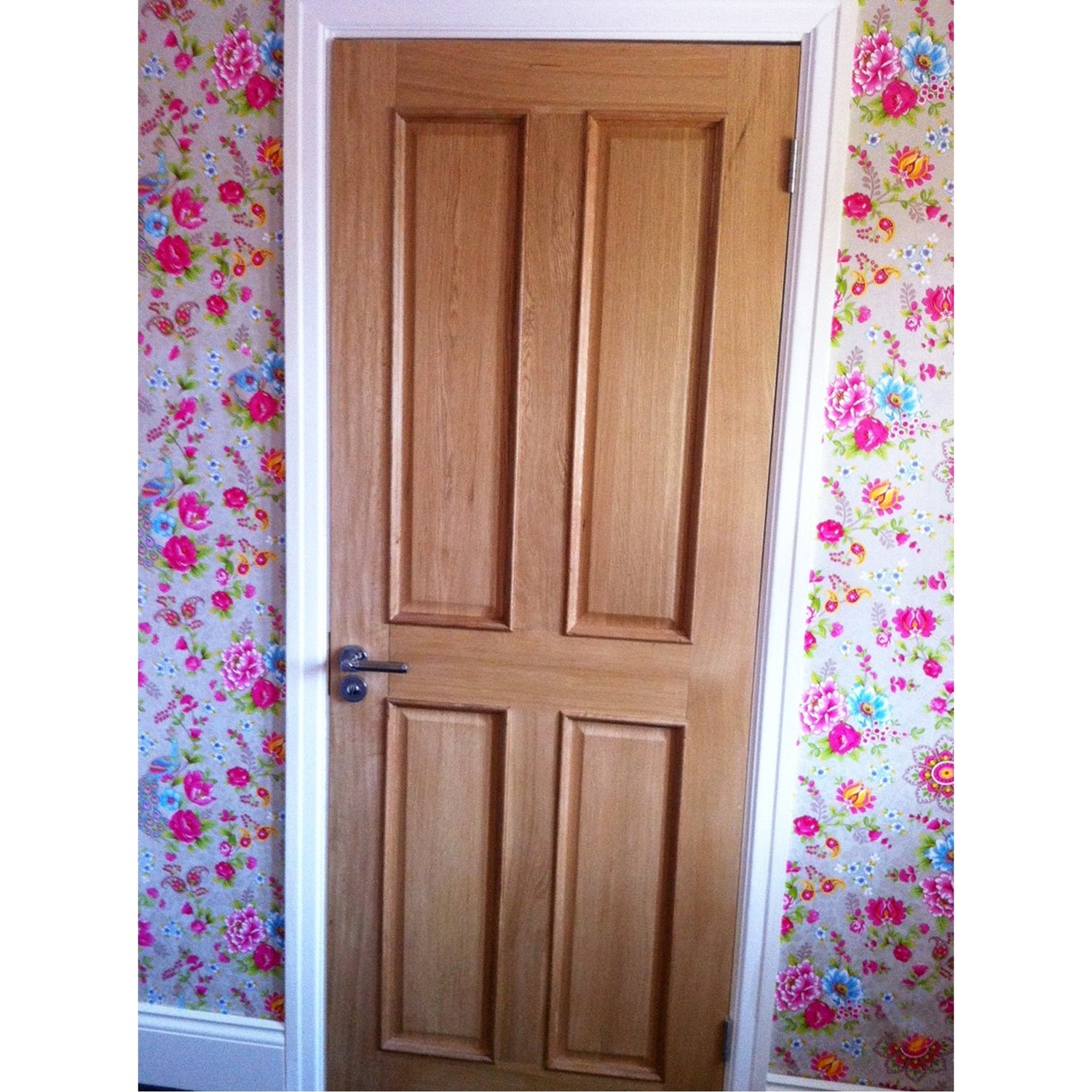 Victorian 4 Panel Raised Mouldings Oak Door
