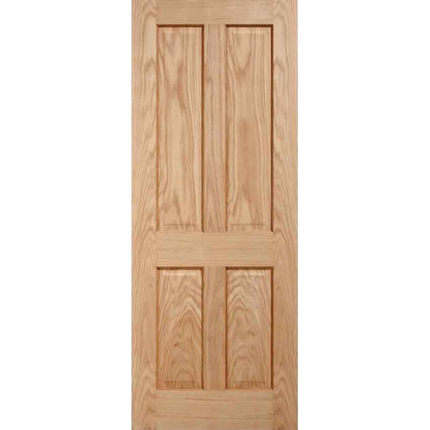 Victorian 4 Panel Veneer Oak Door - Main Product Image