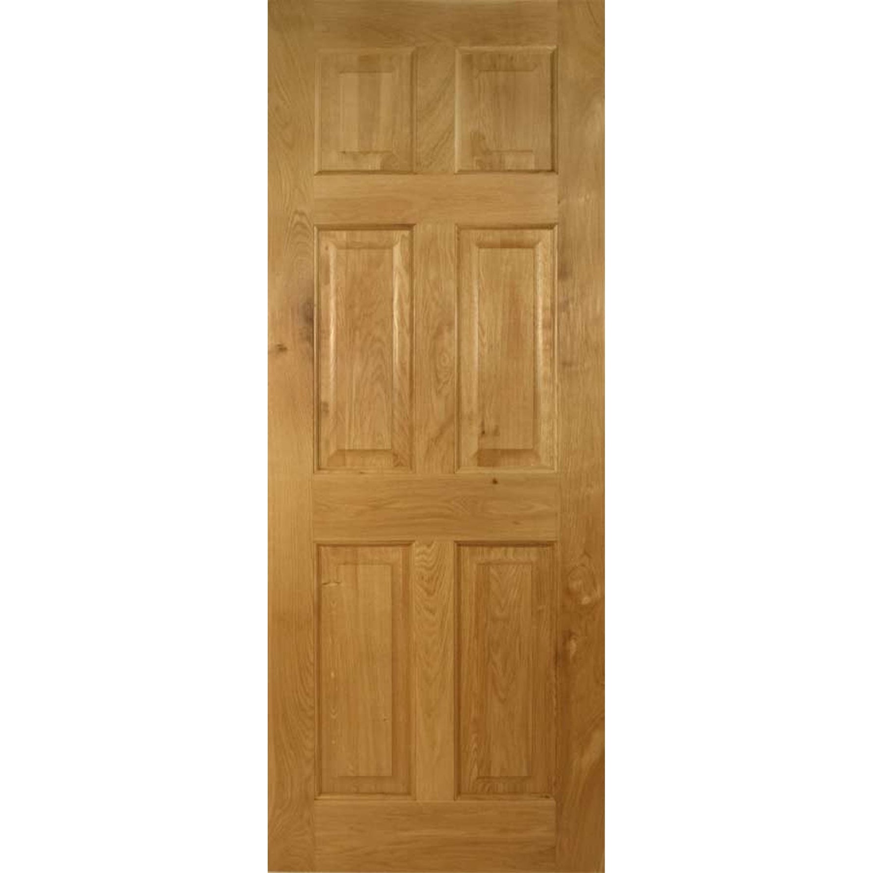 Victorian 6 Panel Solid Oak Door - Main Product Image