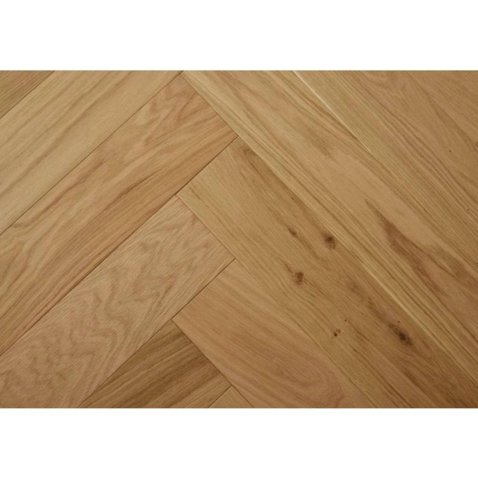 Herringbone Multi-Ply Oak Flooring - 15/4x120x600mm (1.152m/Pack)