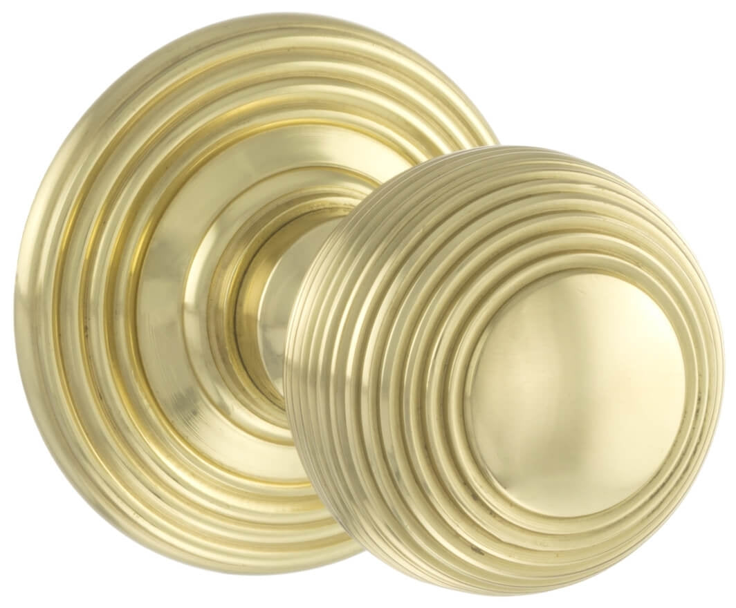 Ripon Round Reeded Mortice Door Knob