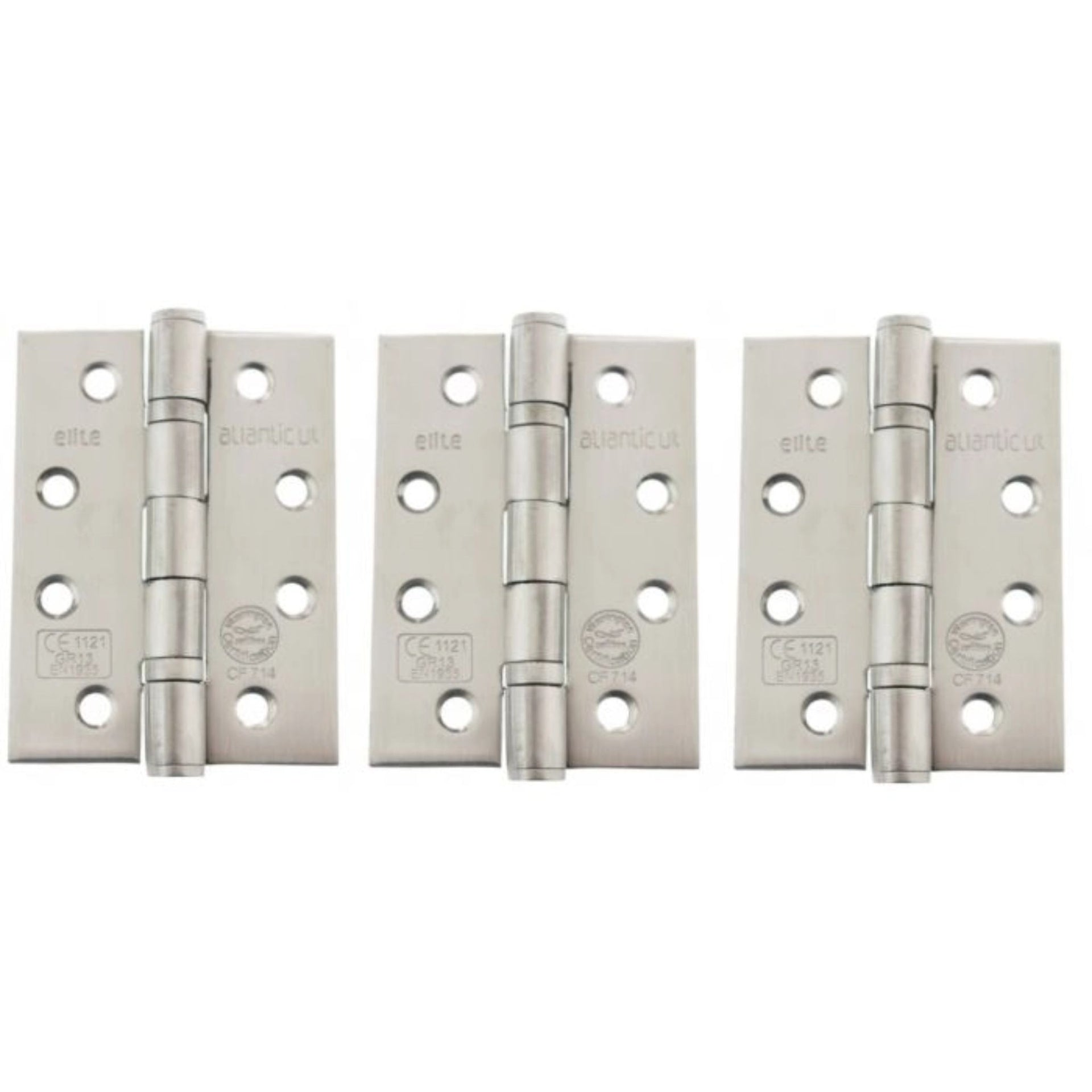 Butt Hinges Fire Rated Hinges 4" x 3" x 3mm Set of 3