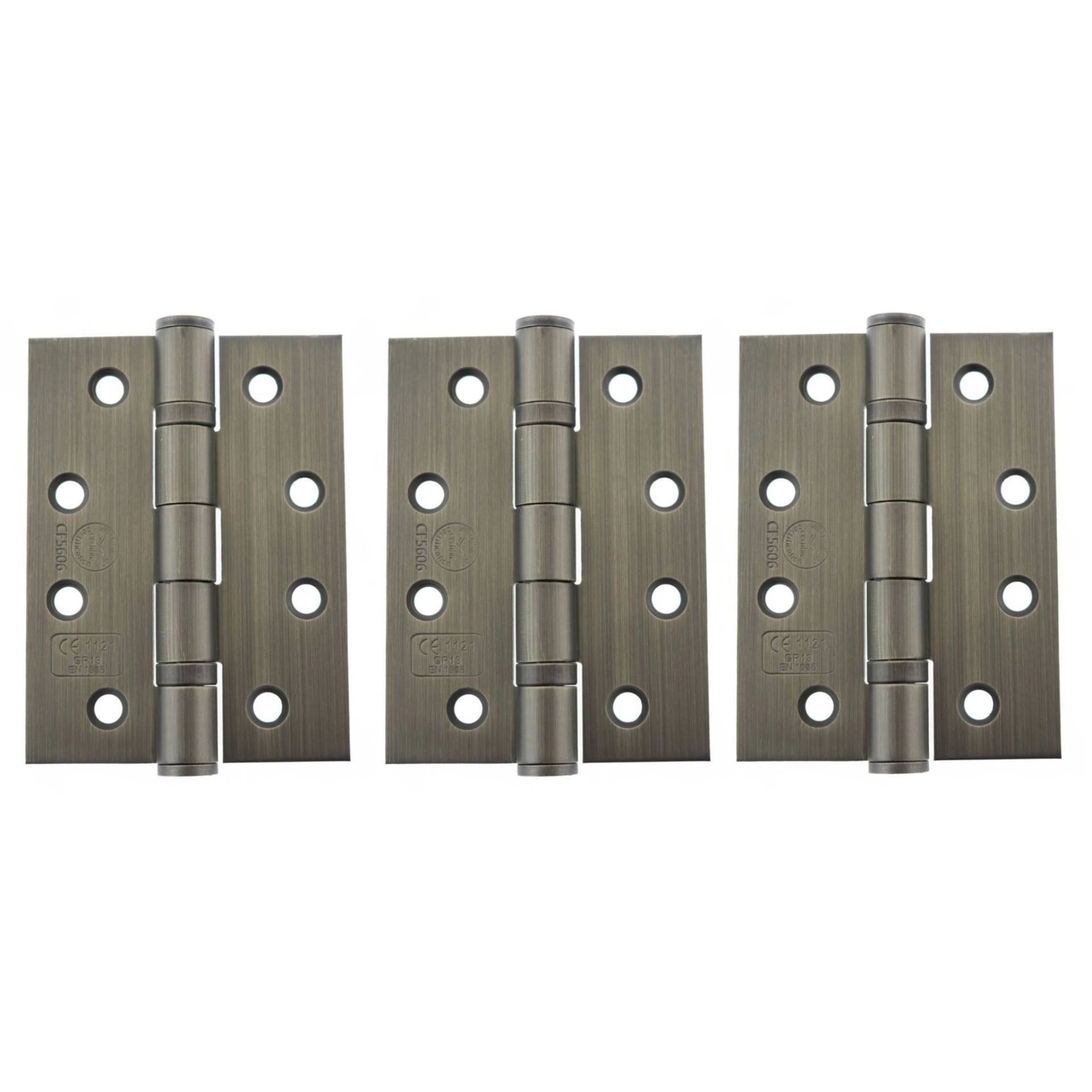 Butt Hinges Fire Rated Hinges 4" x 3" x 3mm Set of 3
