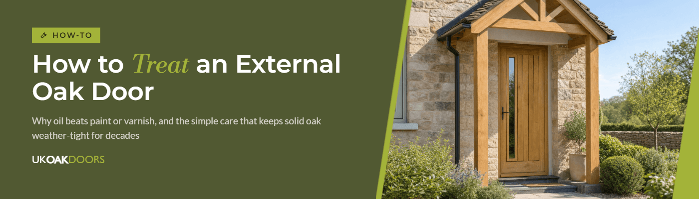 How to Treat External Wood Doors: A Comprehensive Guide