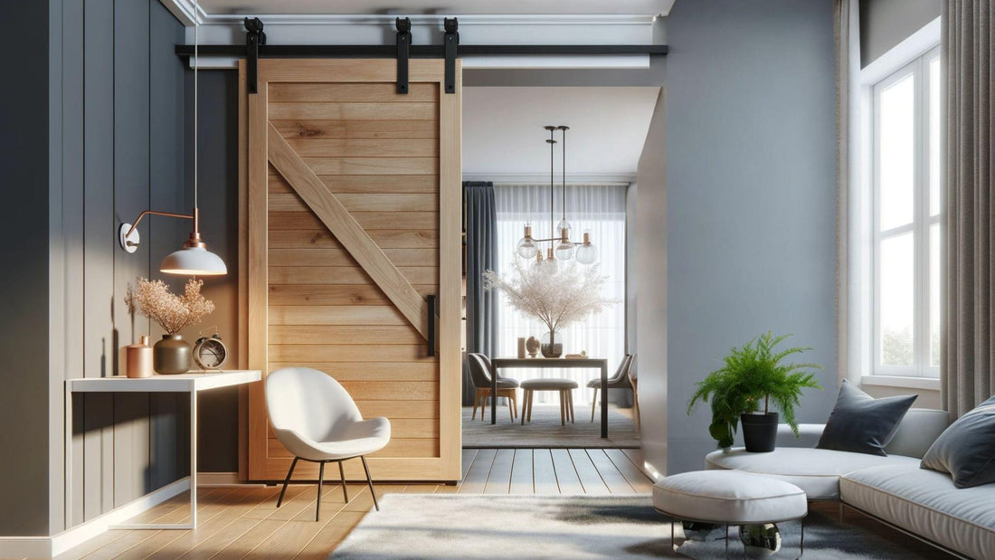 How Do Sliding Internal Barn Doors Save Space in a Room? - UK Oak Doors