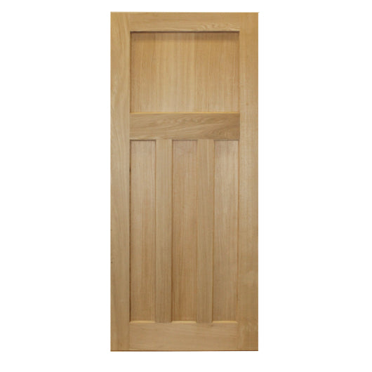 1930's Style Panelled Oak Veneer Doors