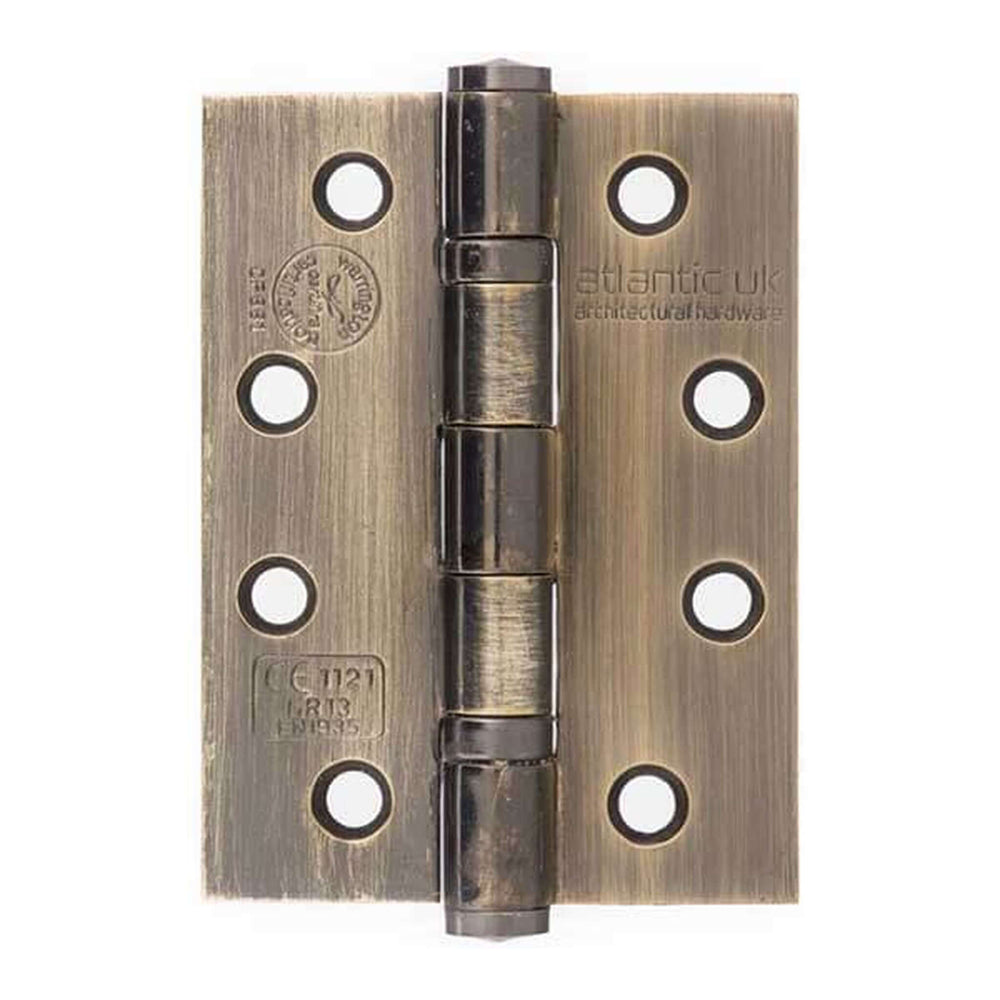 Product FD30 rated butt hinge in antique brass finish