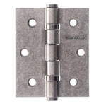 Atlantic Handles Distressed Silver 3" Hinges