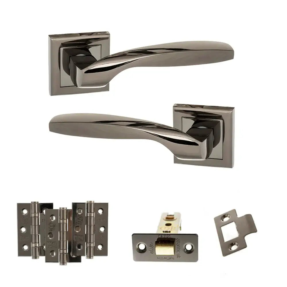 Oklahoma black nickel door handle status image
