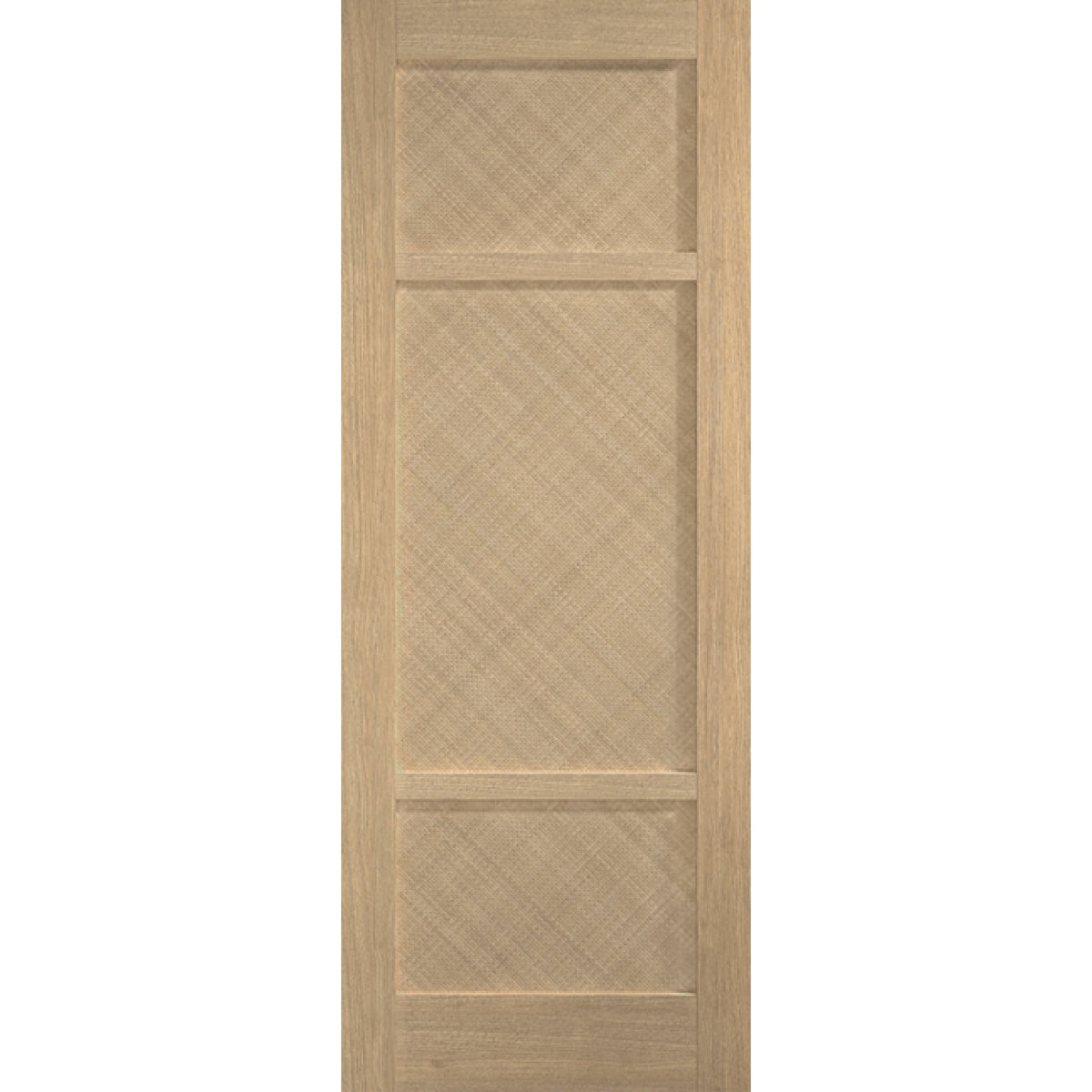Alvin Prefinished Oak 3 Panel Internal Door - Main Product Image