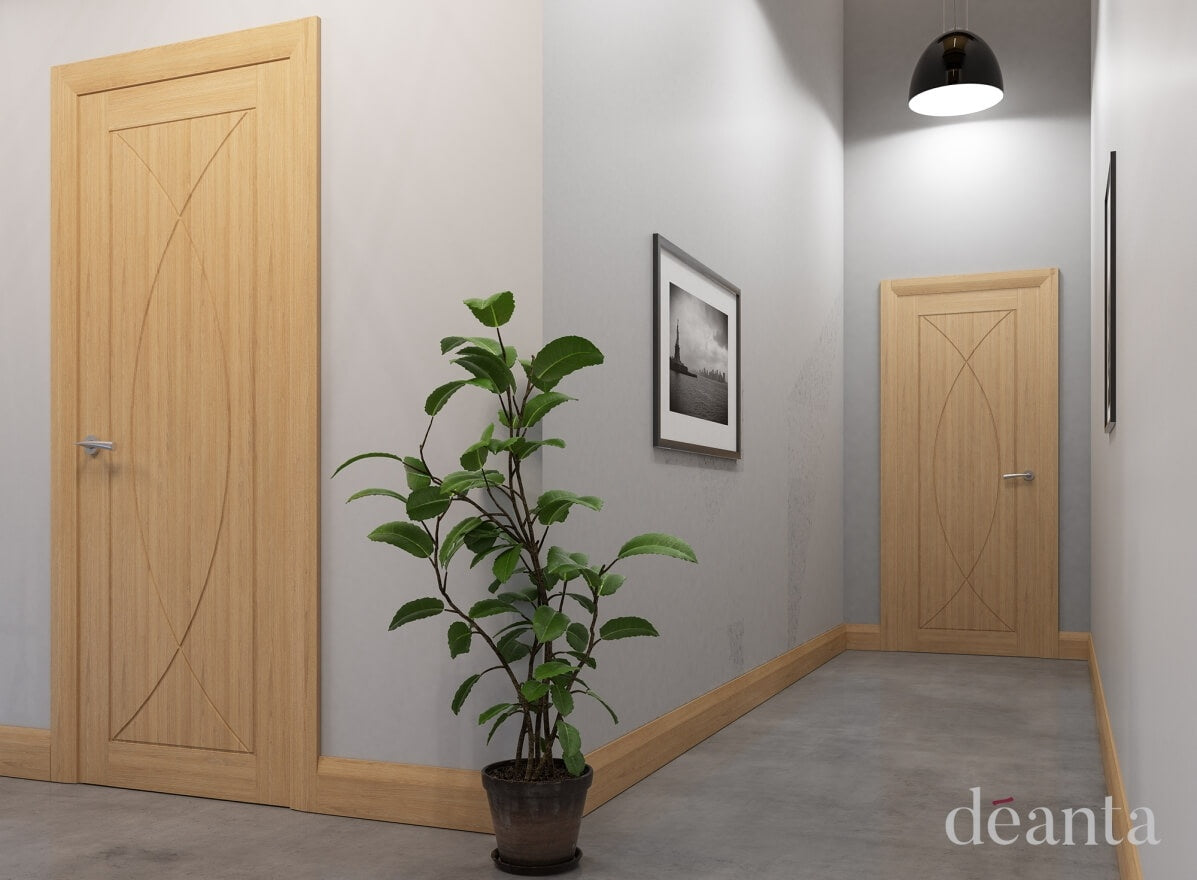 Amalfi Prefinished Oak Fire Door