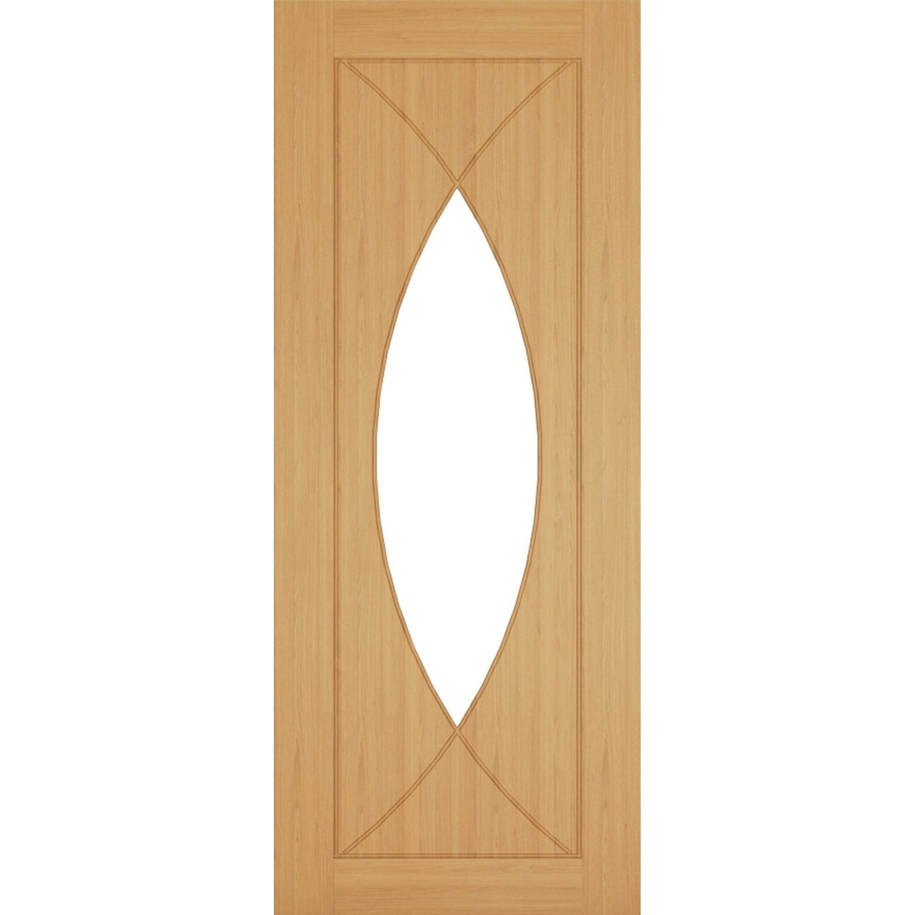 Amalfi Prefinished Oak Glazed Door - Main Product Image