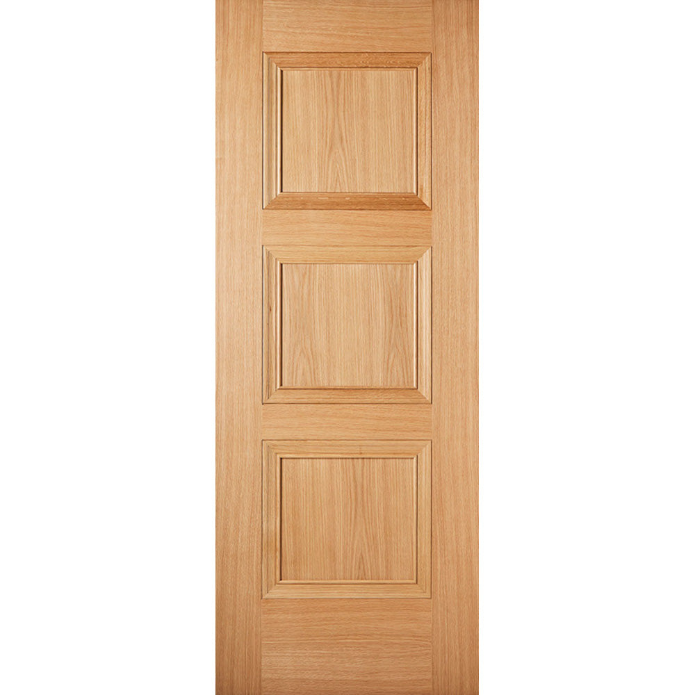 Product Amsterdam 3 panel prefinished oak internal door