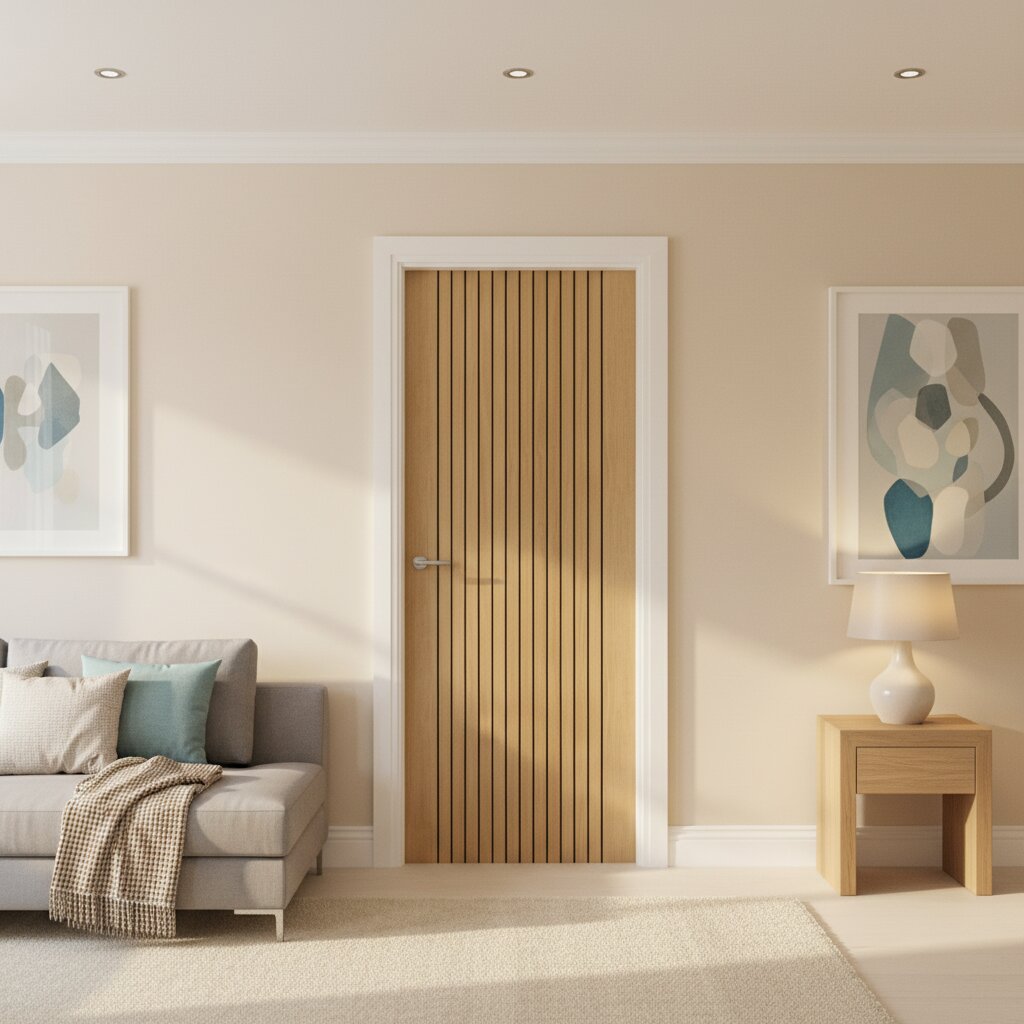 Aria Oak Laminated Internal Door Lifestyle Image