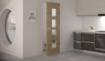 Augusta Prefinished Glazed Oak Internal Fire Doors - Lifestyle Image 2