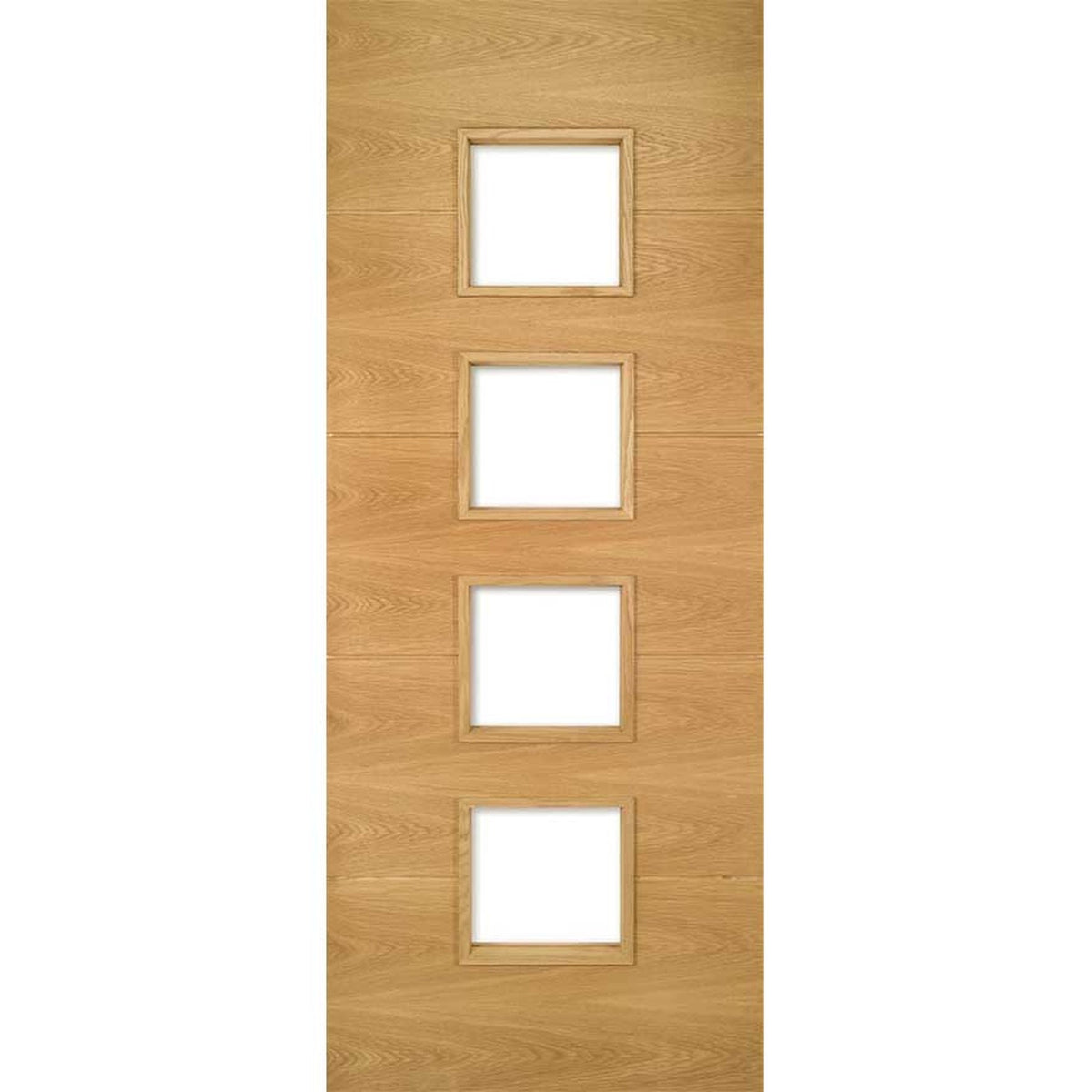 Augusta Prefinished Glazed Oak Internal Fire Doors - Main Product Image