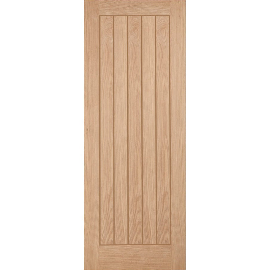Belize Unfinished Oak 5 Panel FD60 Internal Fire Door