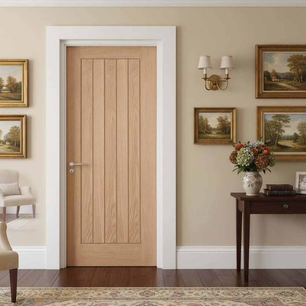 Product Belize unfinished oak FD30 fire internal door