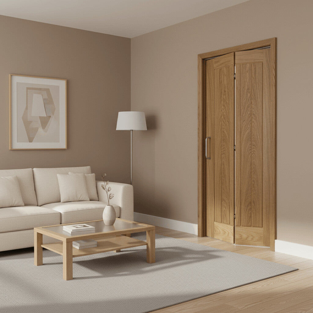 Bifold Mexicano Oak Door Lifestyle Image