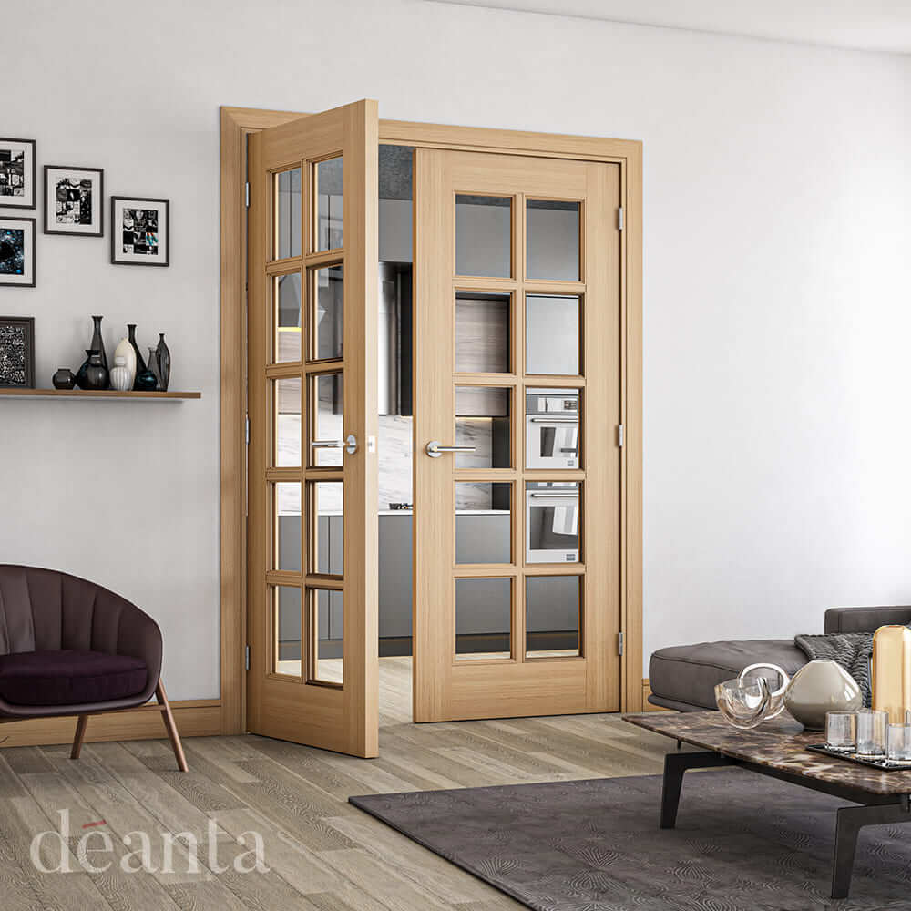 Product Bristol 10 light glazed panel doors