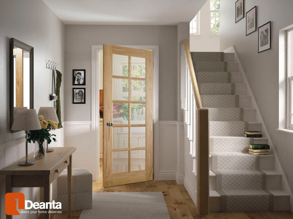 Bristol 10 Light Glazed Panel Doors - Main Product Image