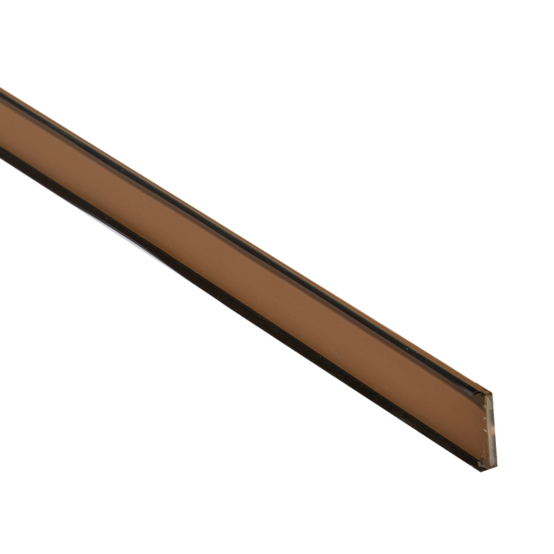 Product brown dual bladed fire and smoke intumescent strip for fire doors