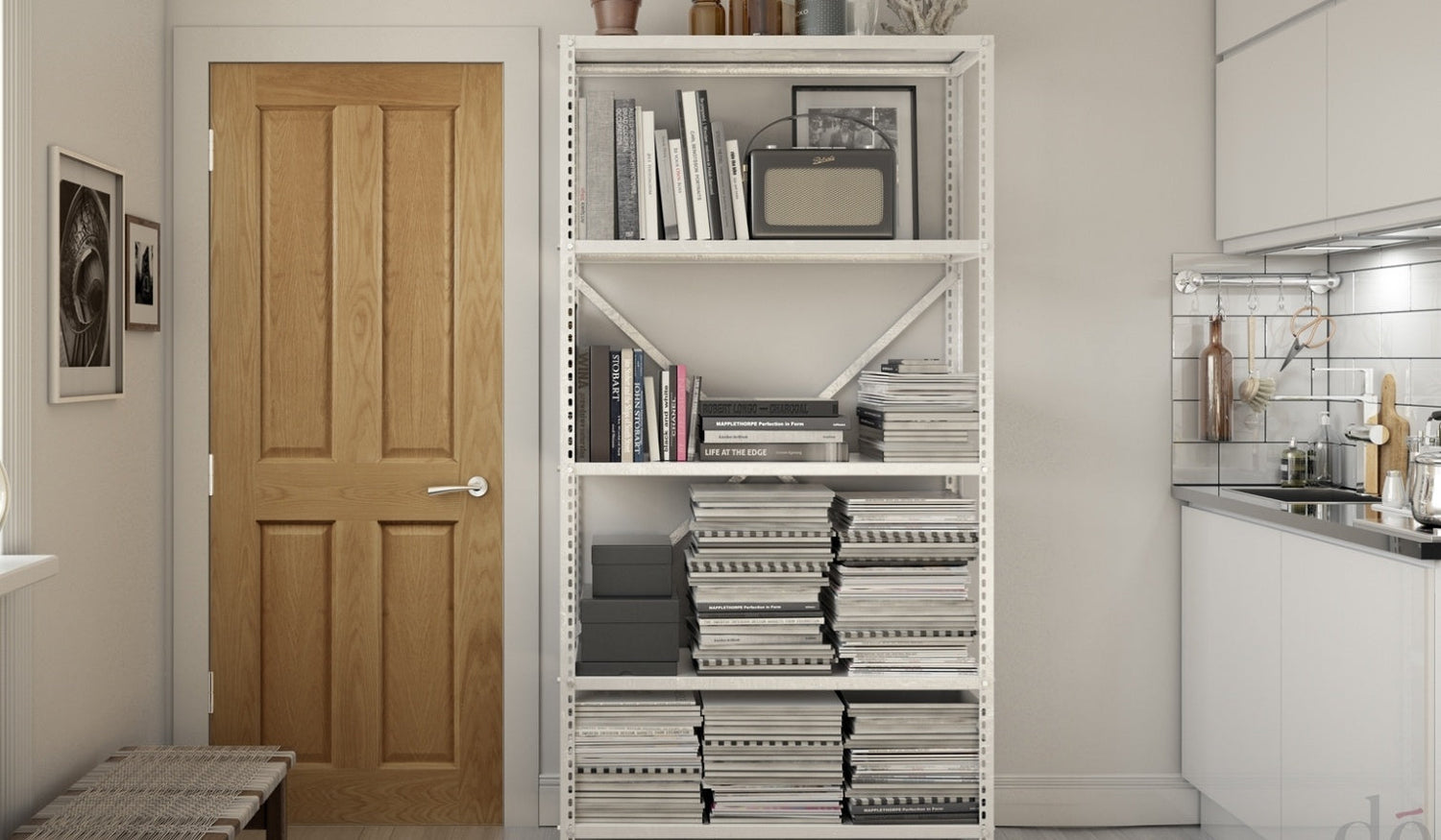 Bury Victorian Four Panel Oak Fire Door