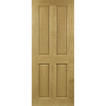 Bury Victorian Oak 4 Panel Doors - Main Product Image