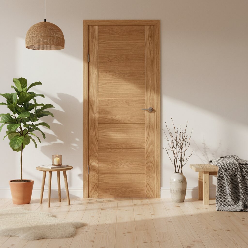 Carini Prefinished Oak Internal Door Lifestyle Image