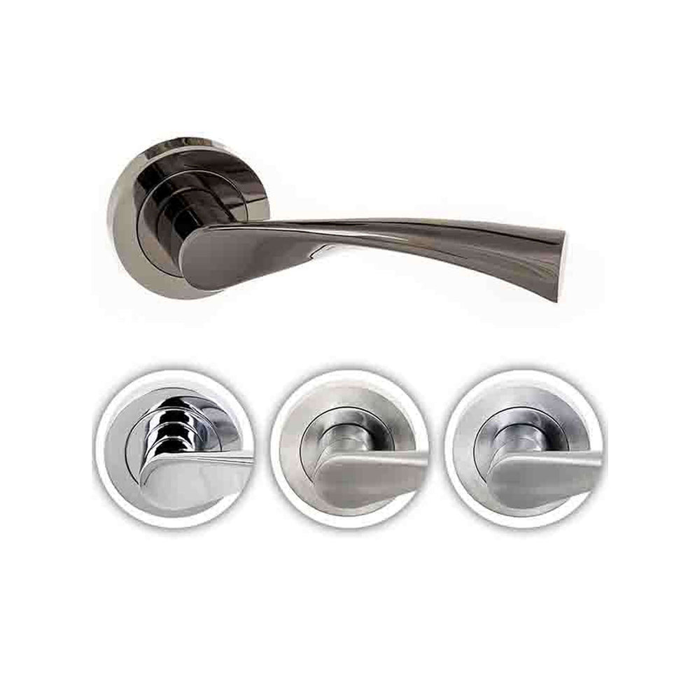 Product Colorado lever handle on round rose