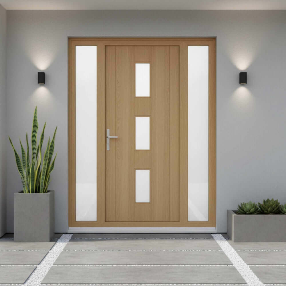 Product Copenhagen oak glazed external door