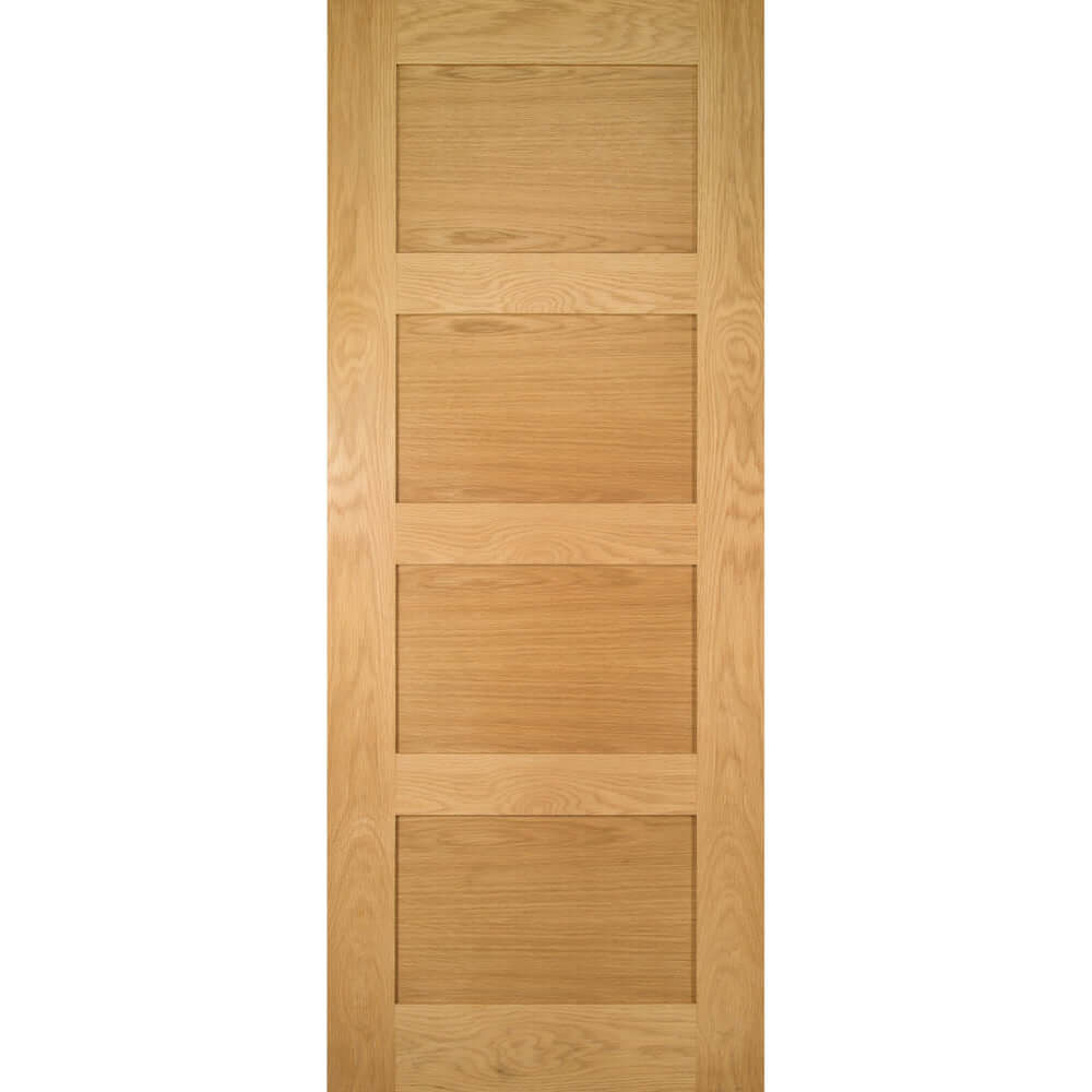 Product Coventry four panel shaker style oak door
