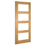 Coventry Prefinished Four Panel Clear Glazed Shaker - Main Product Image