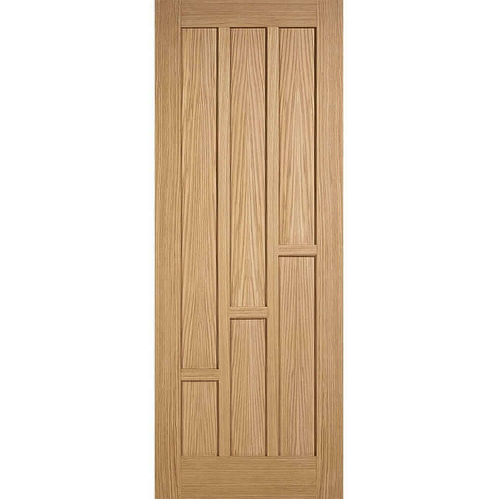 Product Coventry prefinished oak 6 panel internal door