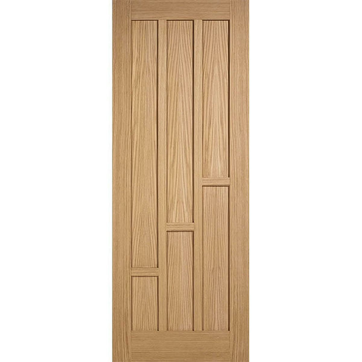 Coventry Prefinished Oak 6 Panel Internal Door - Main Product Image