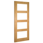Coventry Prefinished Oak Glazed FD30 Fire Door - Main Product Image