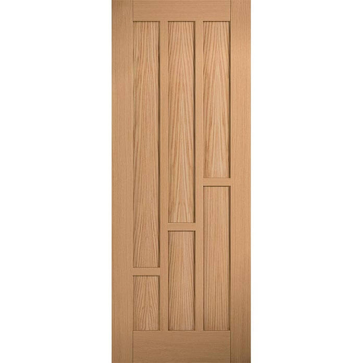 Coventry Unfinished Oak 6 Panel FD30 Internal Fire Door - Main Product Image