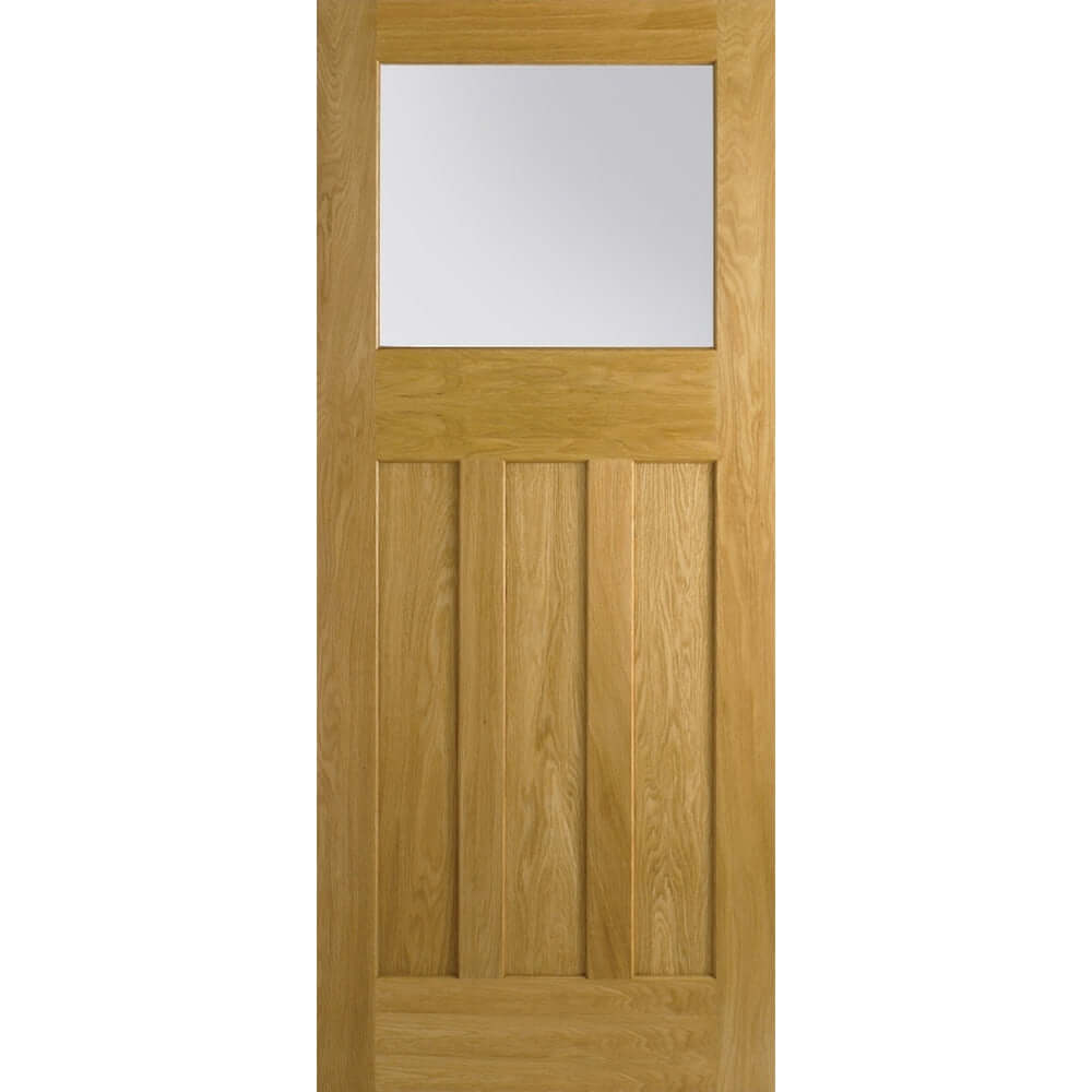 Product DX30 1930s style oak glazed door