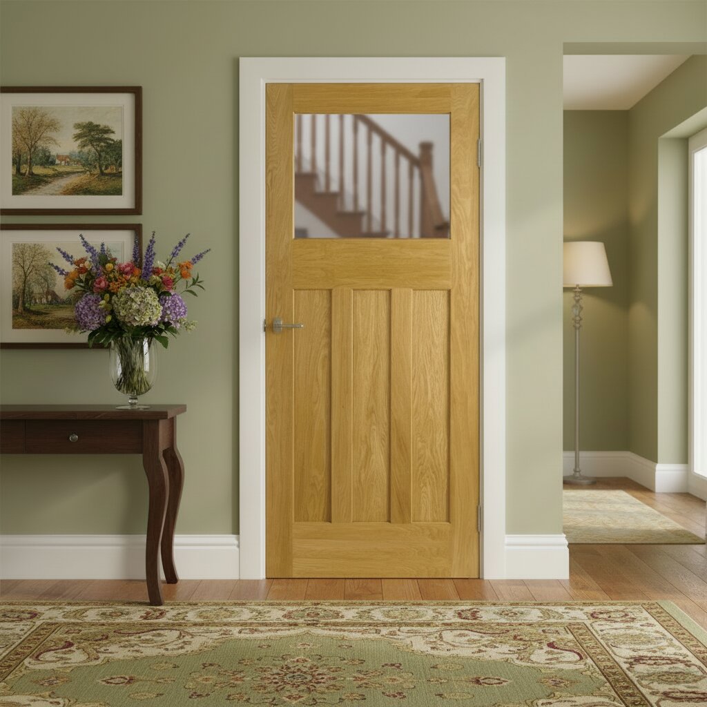 1930s style oak door lifestyle image