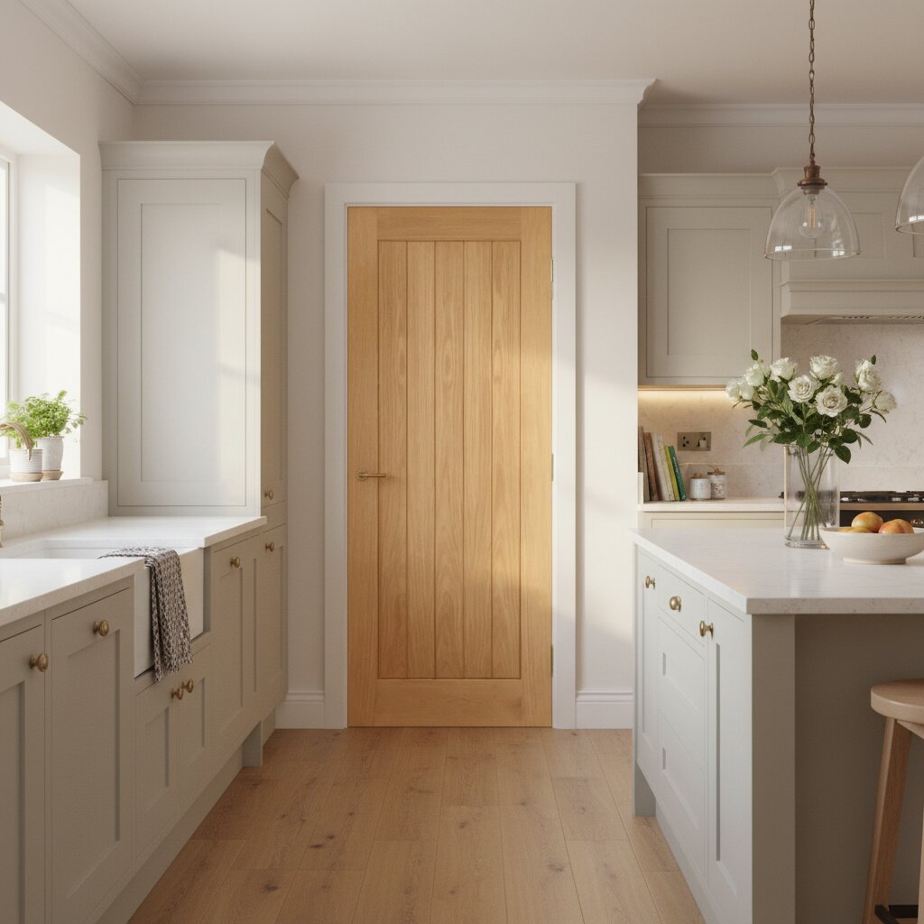 Deanta Ely Prefinished Oak FD60 Fire Door