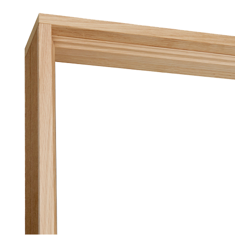 Unfinished oak FD60 fire door frame