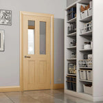 Eton oak glazed door in pantry lifestyle setting